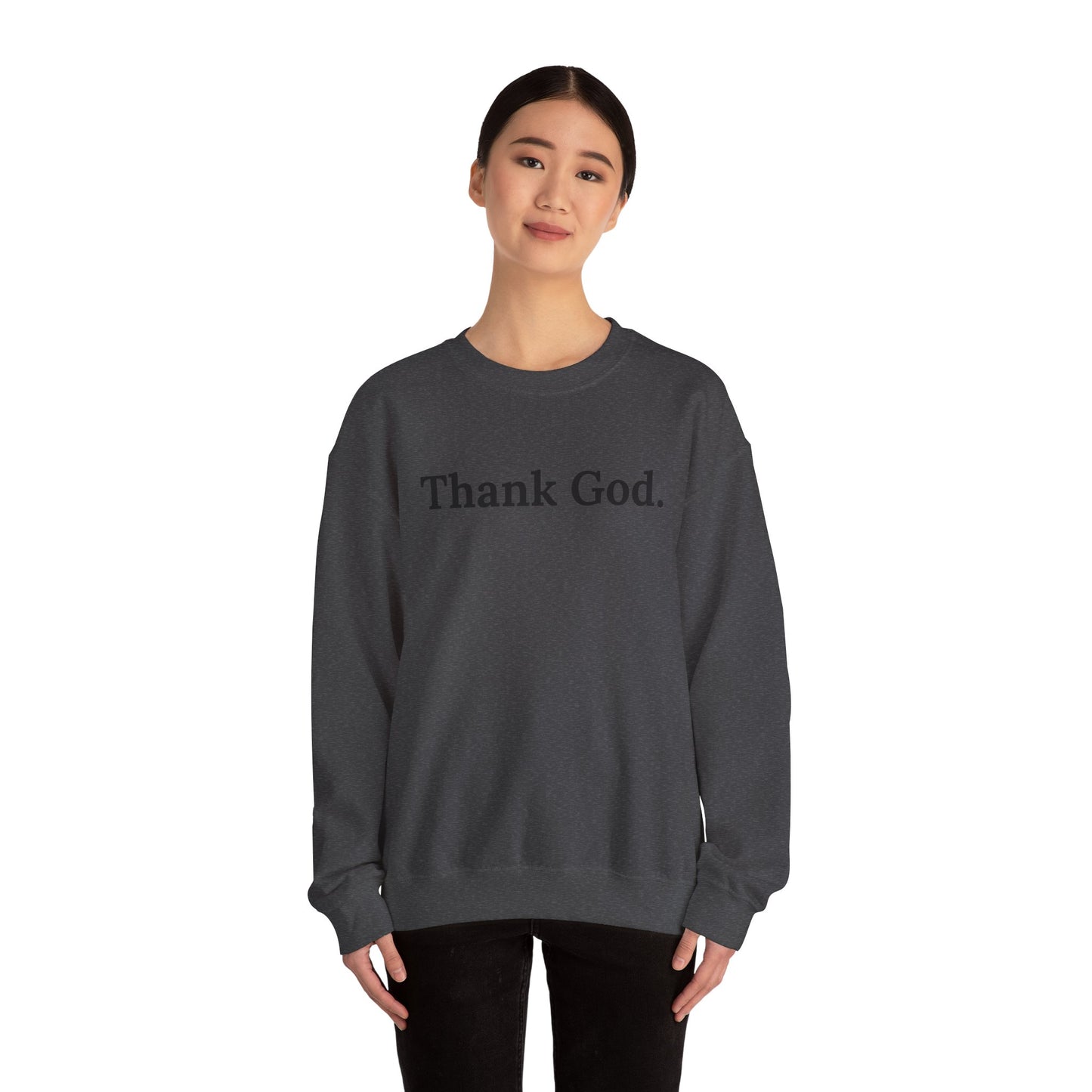 Monarch Unisex Cozy Sweatshirt - Thank God