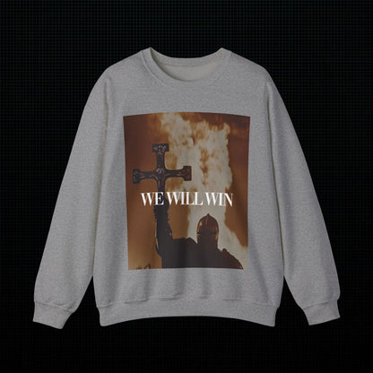 Monarch Inspirational Sweatshirt - We Will Win