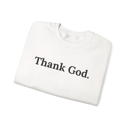 Monarch Unisex Cozy Sweatshirt - Thank God