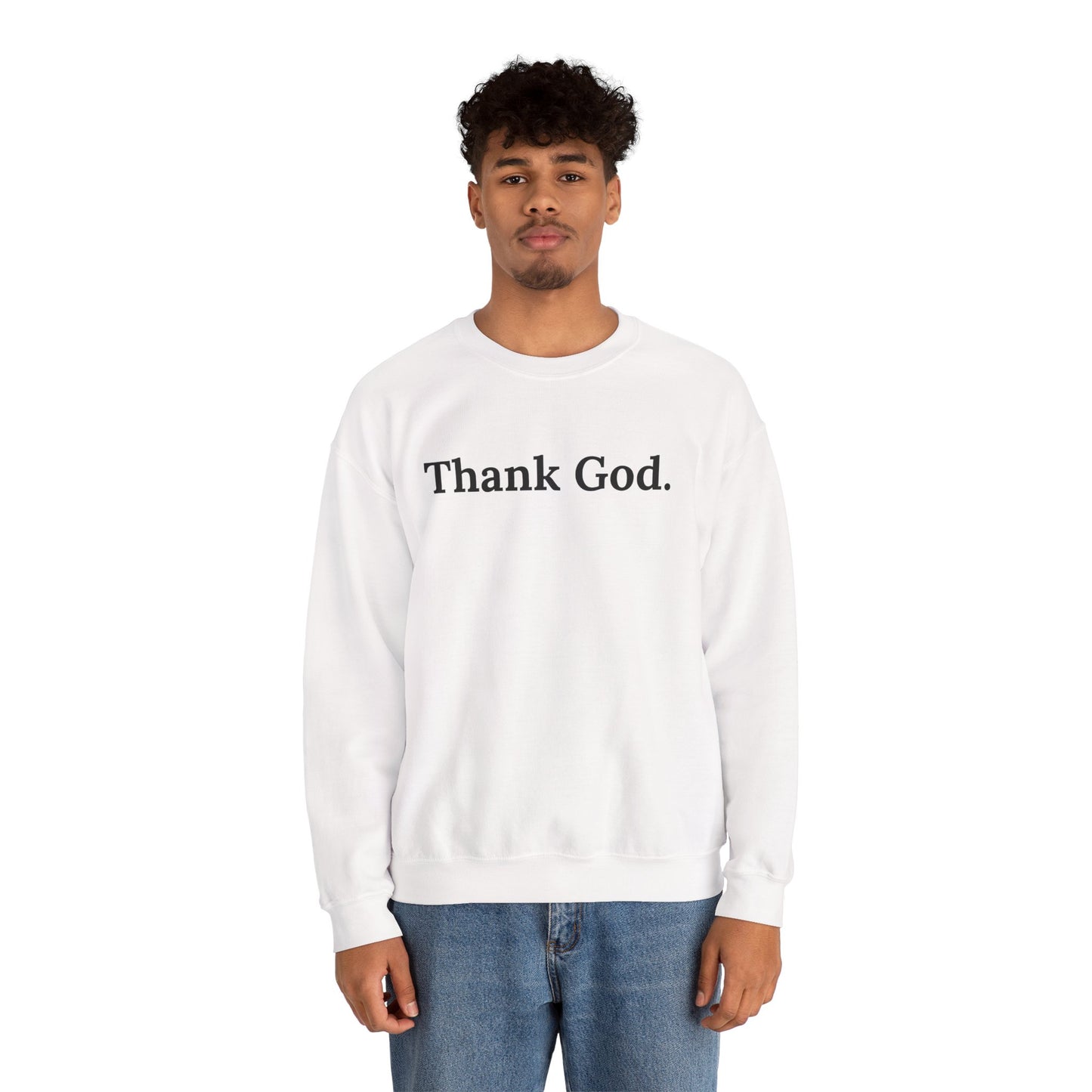 Monarch Unisex Cozy Sweatshirt - Thank God