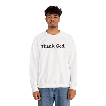 Monarch Unisex Cozy Sweatshirt - Thank God