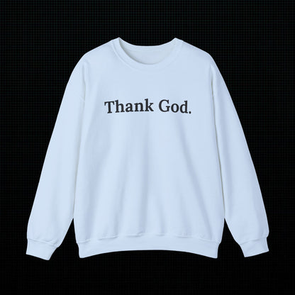 Monarch Unisex Cozy Sweatshirt - Thank God