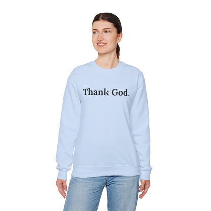 Monarch Unisex Cozy Sweatshirt - Thank God
