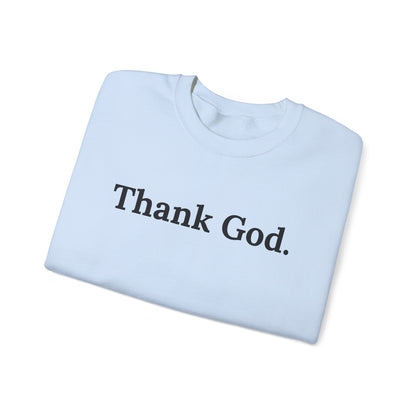 Monarch Unisex Cozy Sweatshirt - Thank God