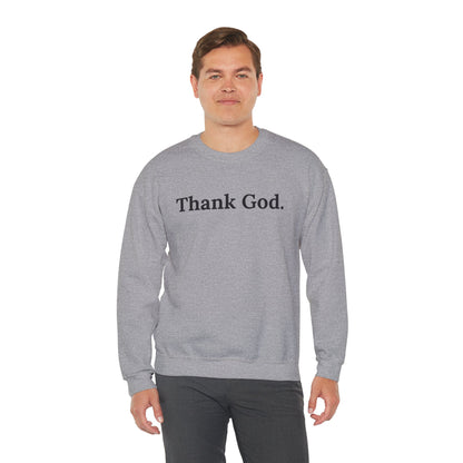 Monarch Unisex Cozy Sweatshirt - Thank God